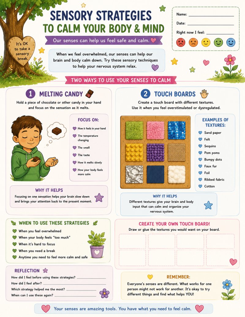 Sensory Strategies to Calm Your Body & Mind